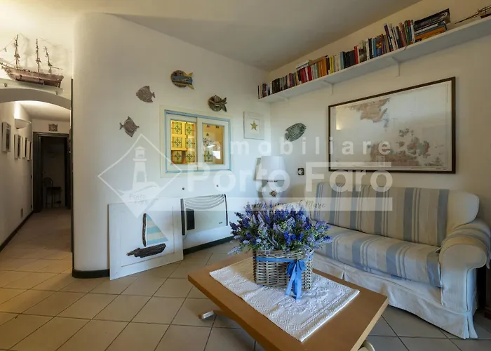 26 Baia Del Faro - Trilocale Con Patio E Giardino Vista Mare Apartamento Palau